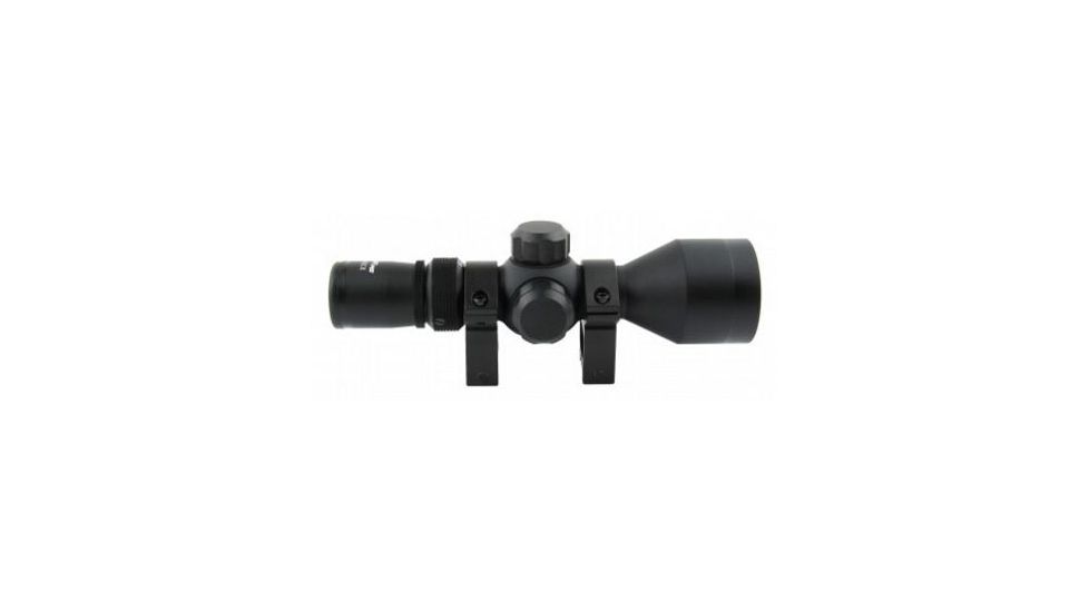 Tacfire 3-9X42 Dual Ill. Compact Scope/Rangefinder/Rings, Black SC3942R-I