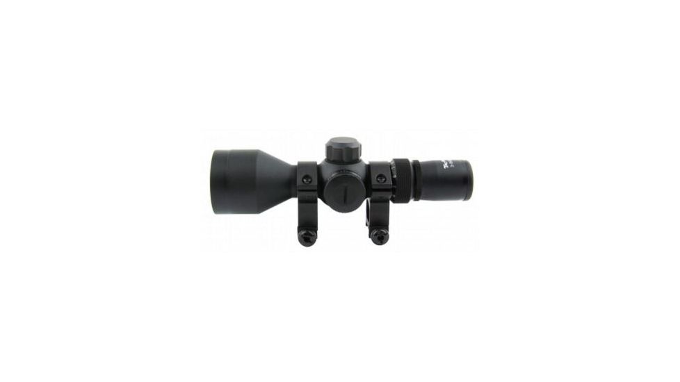 Tacfire 3-9X42 Dual Ill. Compact Scope/Rangefinder/Rings, Black SC3942R-I