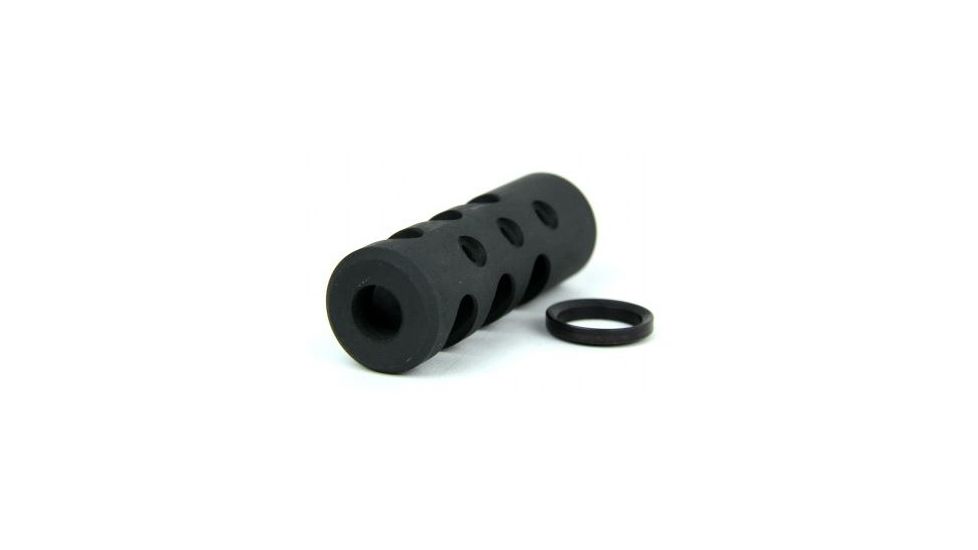 Tacfire .308 5/8inX24 Thread Full Size Muzzle Brake w/Crush Washer, Black MZ1003-3B