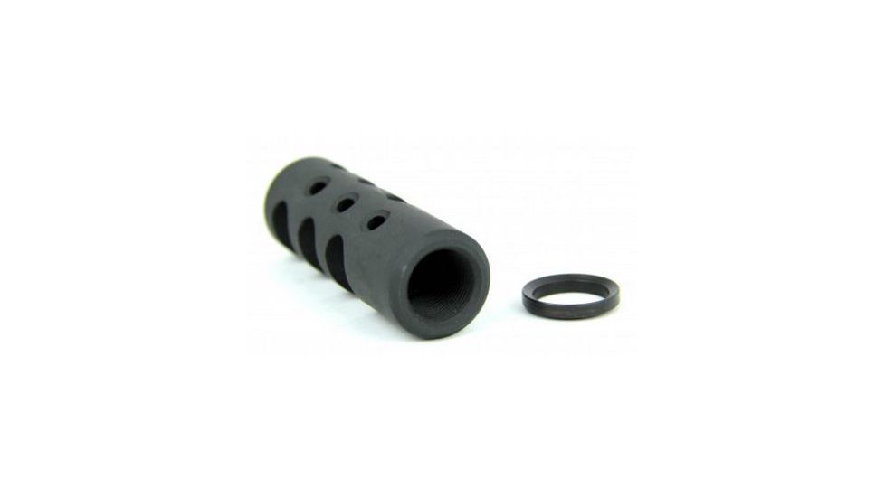 Tacfire .308 5/8inX24 Thread Full Size Muzzle Brake w/Crush Washer, Black MZ1003-3B