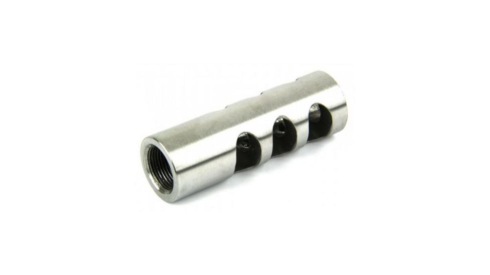 Tacfire .308 5/8inX24 Thread Full Size Muzzle Brake w/Crush Washer, Stainless Steel MZ1003-3SS
