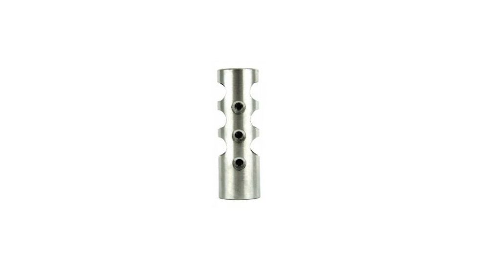 Tacfire .308 5/8inX24 Thread Full Size Muzzle Brake w/Crush Washer, Stainless Steel MZ1003-3SS