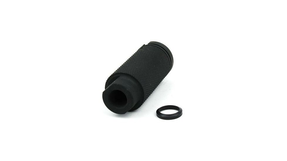 Tacfire .308 5/8inX24 Thread Krinkov 1-Piece Muzzle Brake w/Crush Washer/Steel, Black MZ1007-3B