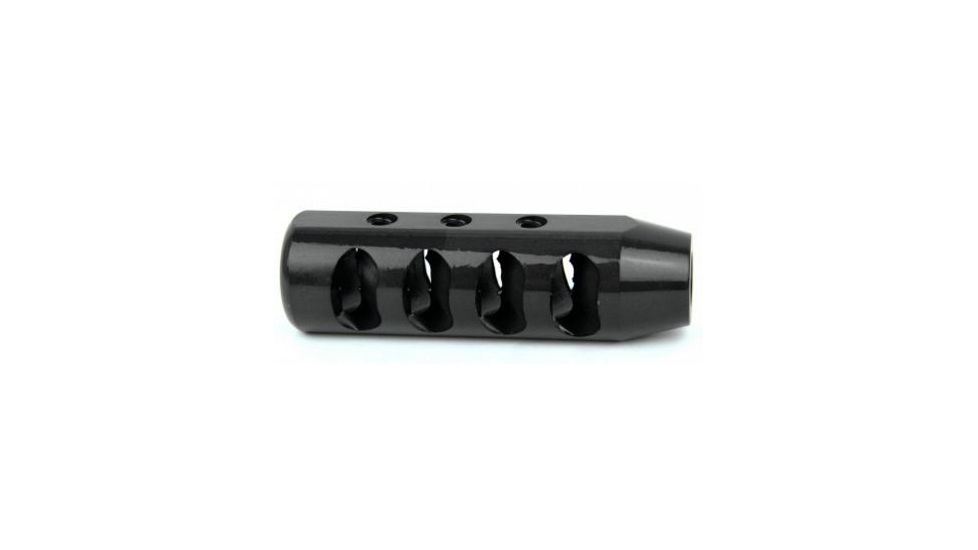 Tacfire .308 5/8inX24 Thread Oversized 20 Oz. Competition Muzzle Brake w/Crush Washer/Steel, Black MZ1011, EDEMO1