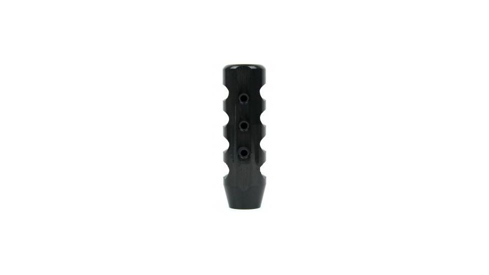 Tacfire .308 5/8inX24 Thread Oversized 20 Oz. Competition Muzzle Brake w/Crush Washer/Steel, Black MZ1011, EDEMO1