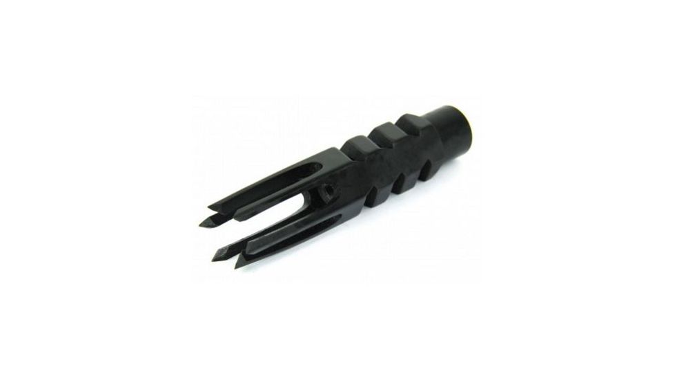 Tacfire .308 5/8inX24 Thread Spike Style Cnc Machined Muzzle Brake/Parkerized Steel, Black MZ1012-3B, EDEMO1