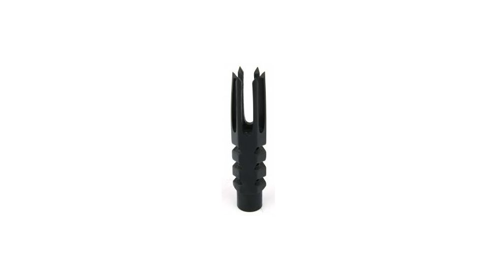 Tacfire .308 5/8inX24 Thread Spike Style Cnc Machined Muzzle Brake/Parkerized Steel, Black MZ1012-3B, EDEMO1