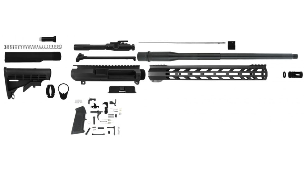 TacFire .308 Winchester 20 inch Rifle Kit w/ LPK, No Forward Assist, Black, Large, RK308NFA-20
