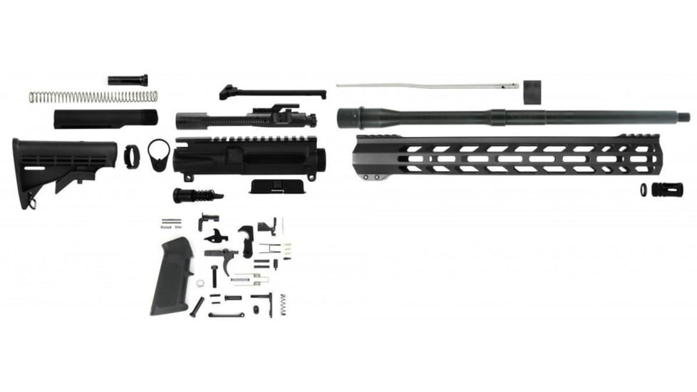 TacFire .350 Legend 16 inch Unassembled Rifle Kit, Black, Large, RK350LGND-LPK