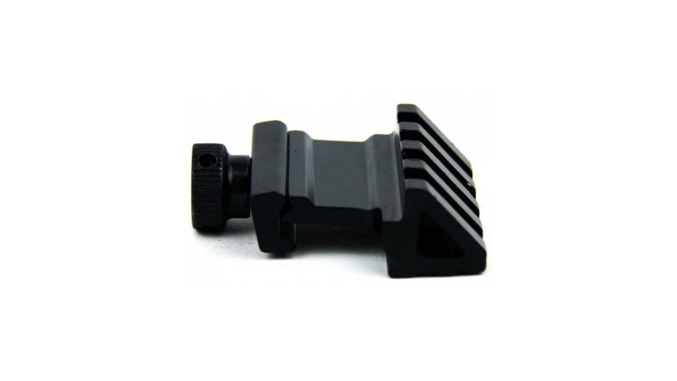 Tacfire .45 Degree Offset Picatinny Rail Mount w/Thumb Screw, Black MAR055