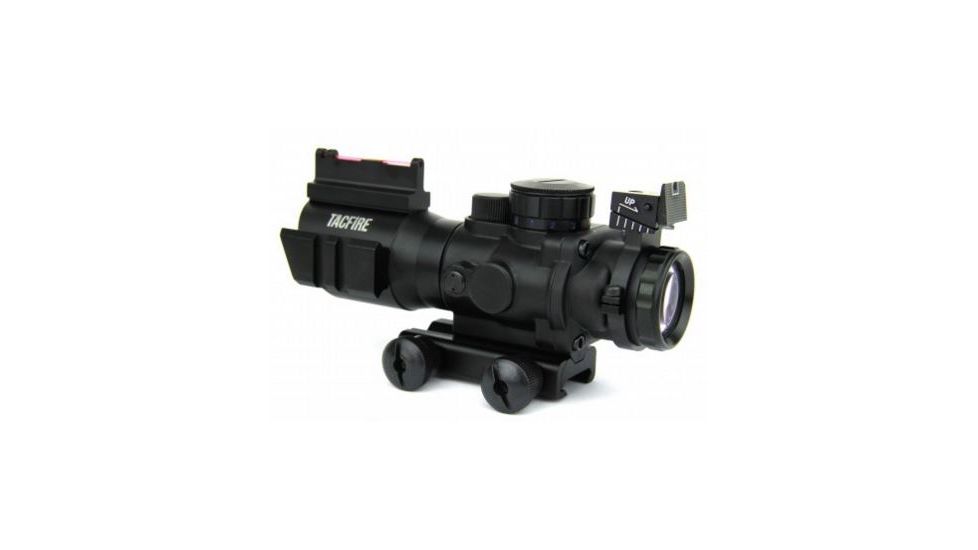 Tacfire 4X32 Tri-Ill. Scope w/Fo Sight/Rapid Ranging, Black SCDFO432-R