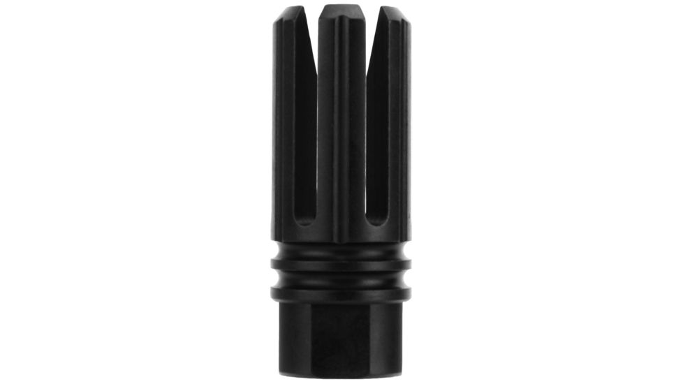 TacFire AR-15 6-Prong Muzzle Brake, 5.56x45mm NATO, 1/2x28, Black Oxide Black, MZ1005-N
