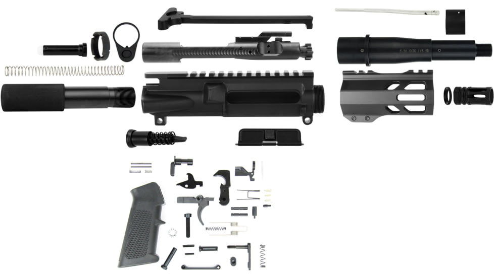 TacFire 5.56 NATO 5 inch Pistol Kit, Black, Large, PK556-LPK-5