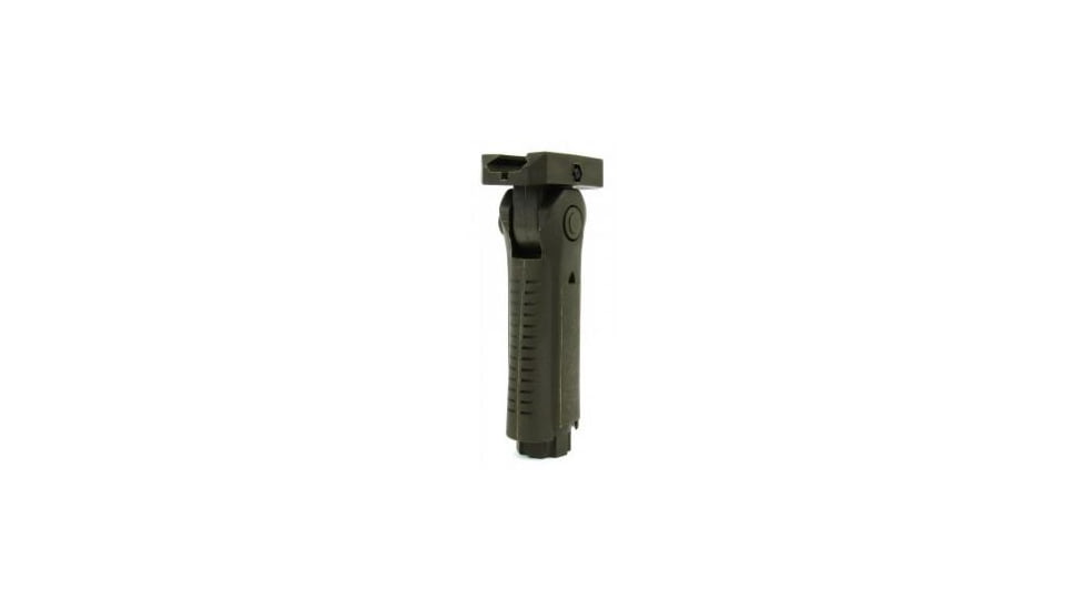 Tacfire 5 Position Foldable Grip w/Double Switch Housin &amp; Storage, Green VG04-OD