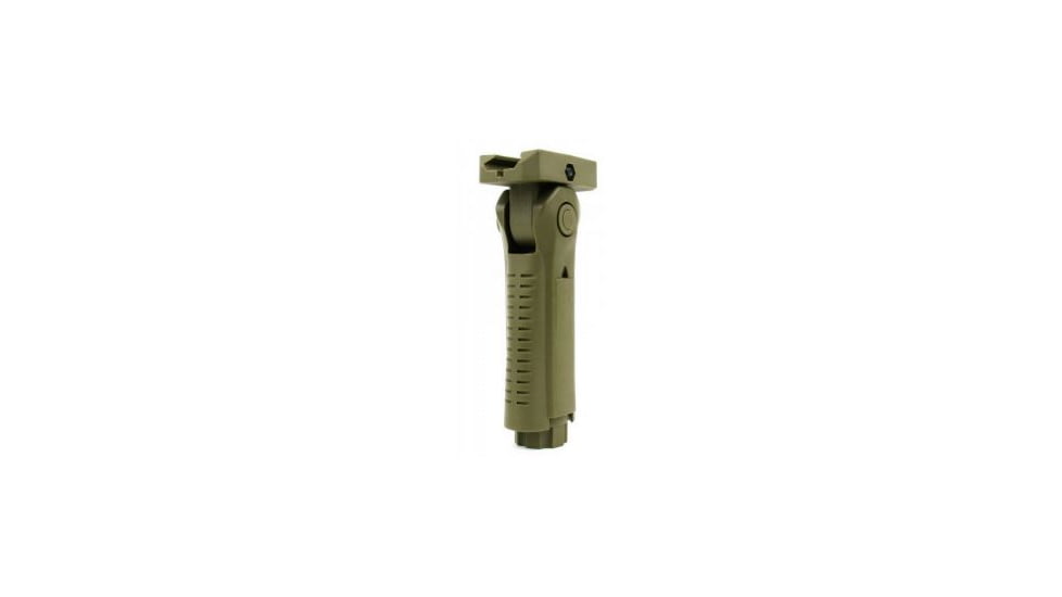 Tacfire 5 Positon Foldable Grip w/Double Switch Housing &amp; Storage, Tan VG04-T