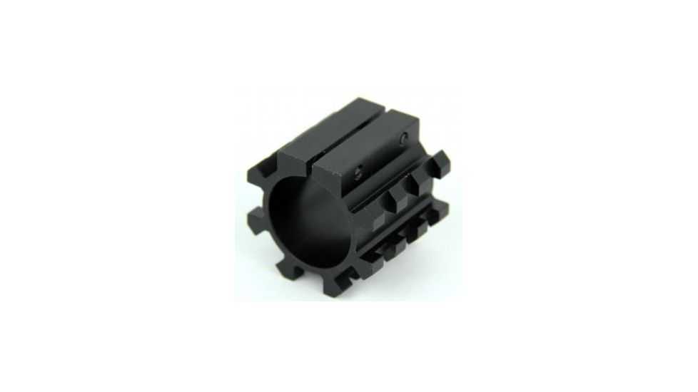 Tacfire 5 Side 1in Shotgun Magazine Tube Mount/Picatinny, Black MSG001