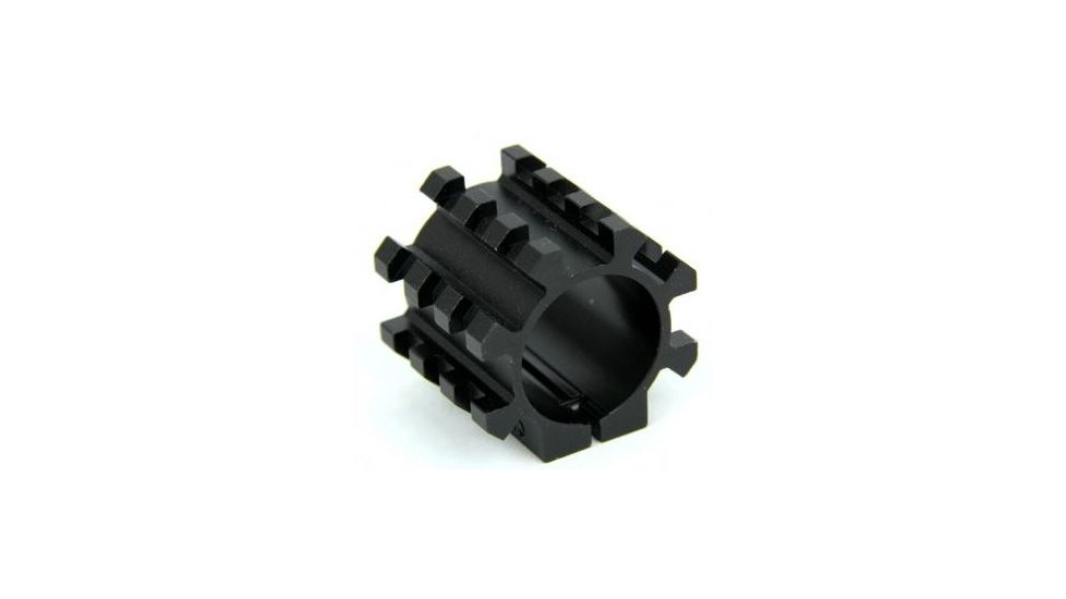 Tacfire 5 Side 1in Shotgun Magazine Tube Mount/Picatinny, Black MSG001