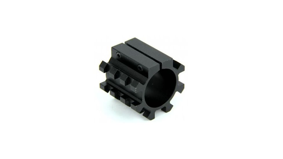 Tacfire 5 Side 1in Shotgun Magazine Tube Mount/Picatinny, Black MSG001