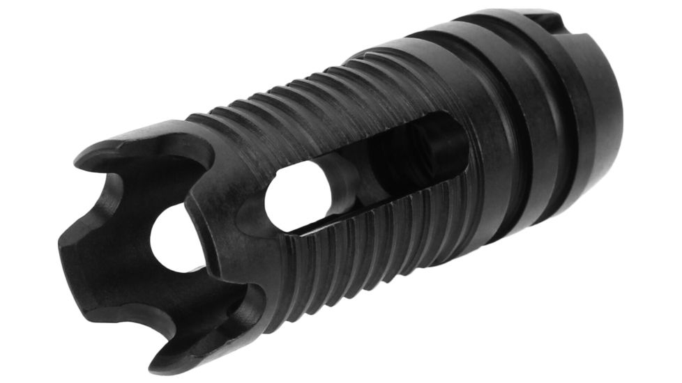 TacFire 7.62X39 14x1 LH 4-Prong Muzzle Brake, Black, MZ2014