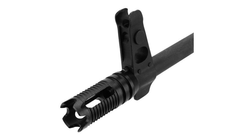 TacFire 7.62X39 14x1 LH 4-Prong Muzzle Brake, Black, MZ2014