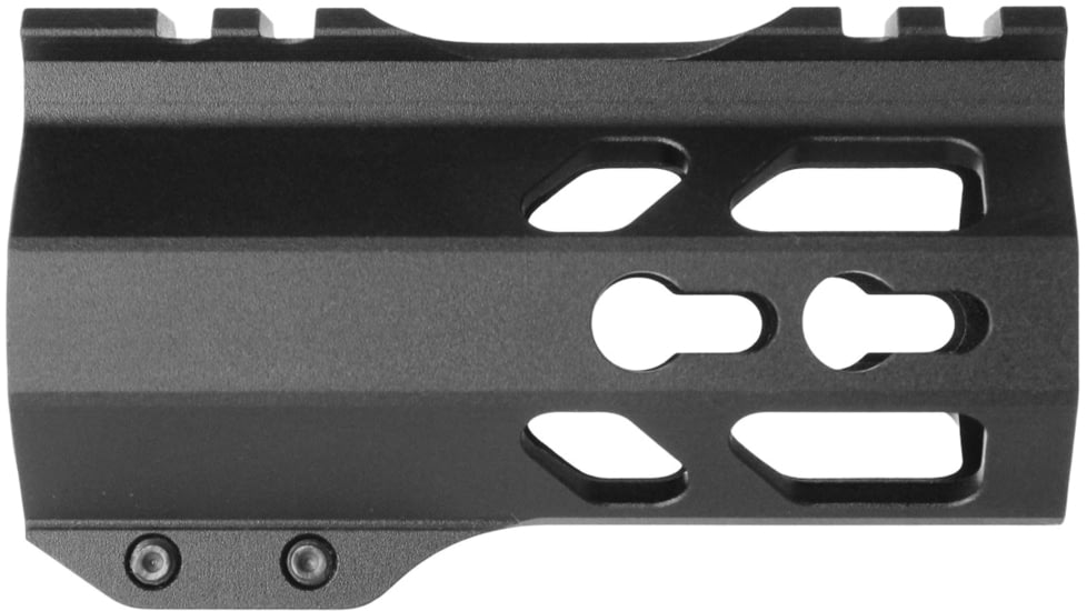 TacFire A.C.E Series KeyMod Free Float Handguard, 4in, Black, Small, HG21-4