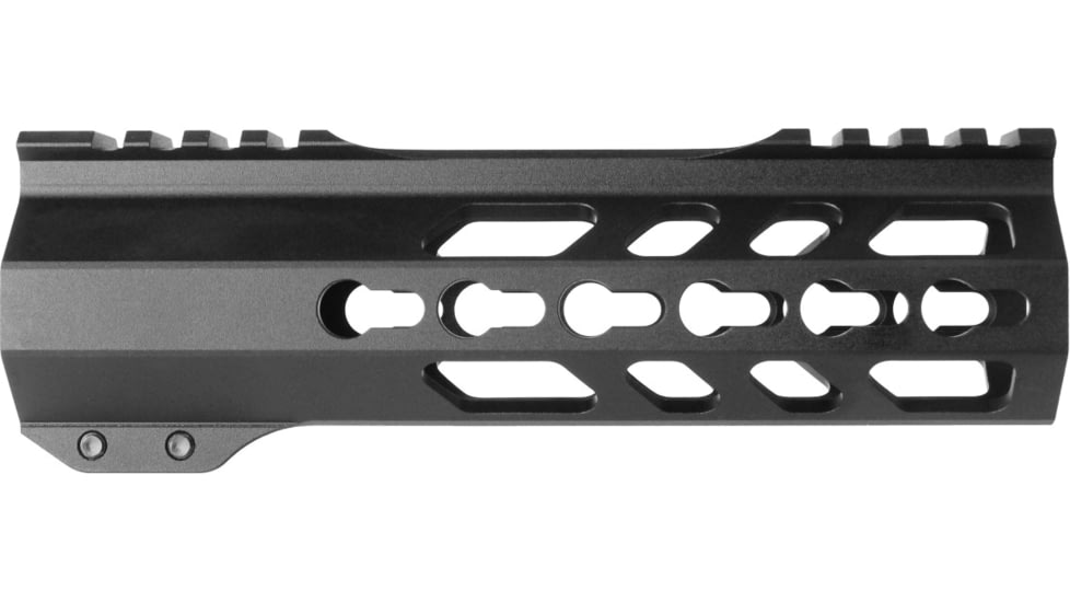 TacFire A.C.E Series KeyMod Free Float Handguard, 7in, Black, Small, HG21-7