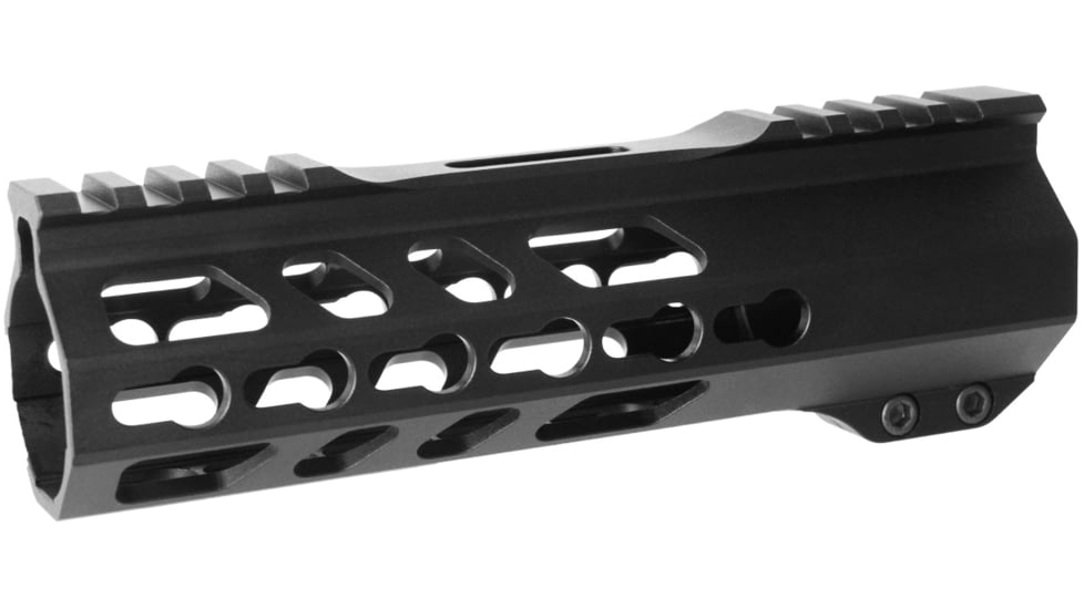 TacFire A.C.E Series KeyMod Free Float Handguard, 7in, Black, Small, HG21-7