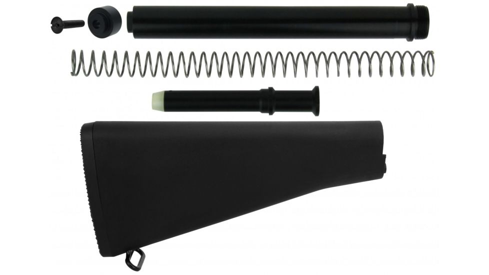 TacFire A2 AR-10/.308 Fixed Stock Kit, Polymer, Black MAR123-308