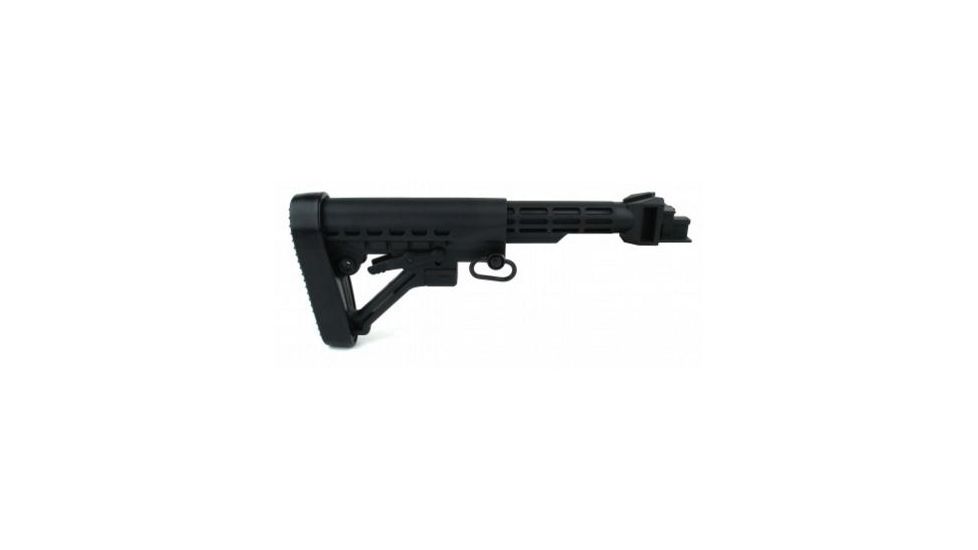 Tacfire AK 6 Position Stock Kit w/Buttpad, Black MAK007