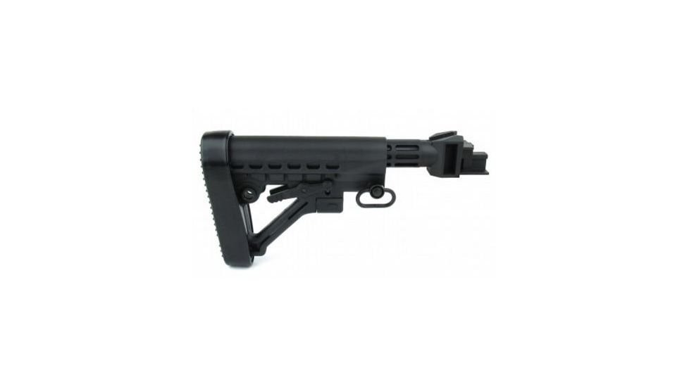 Tacfire AK 6 Position Stock Kit w/Buttpad, Black MAK007