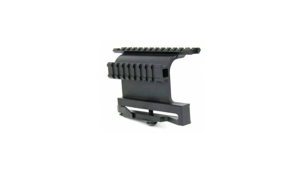 Tacfire AK Double Side Rail Mount/Picatinny w/Quick Release Lever, Black MAK004Q
