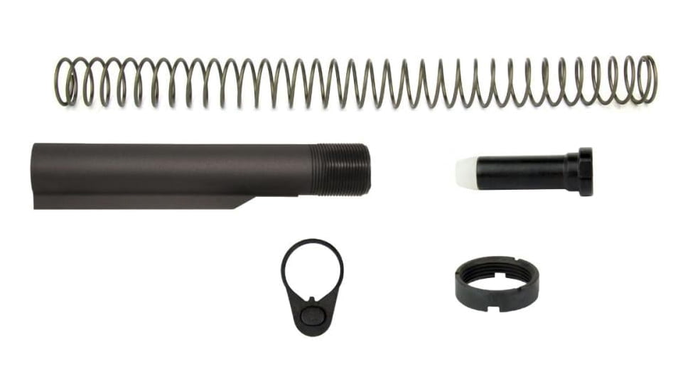 TacFire AR-10 Buffer Tube Kit w/ Verticle Sling Adapter, Black, Small, MAR047-308-C