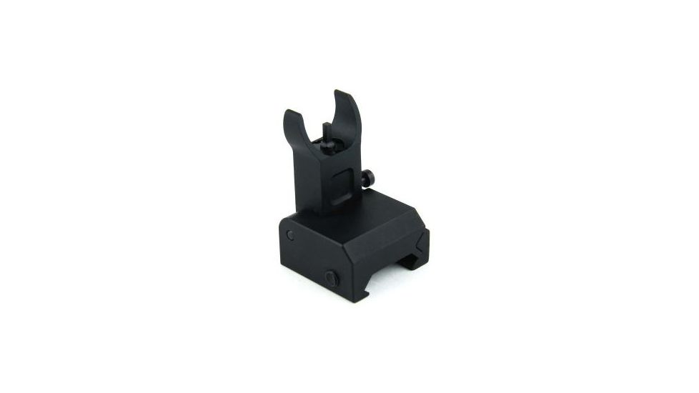 Tacfire AR Front Same Plane/Low Profile Flip-Up Iron Sight, Black IS004