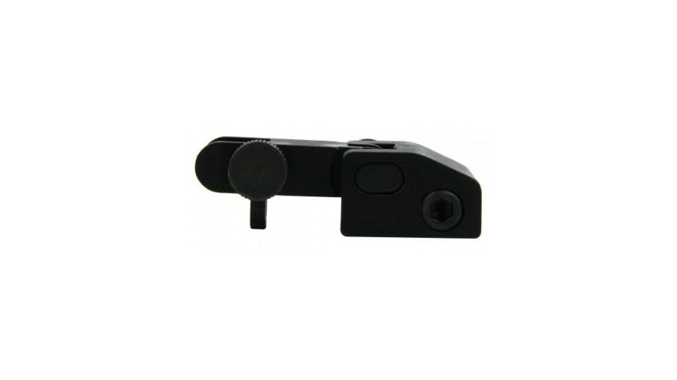 Tacfire AR Rear Flip-Up Iron Sight w/Dual Aperture/Spring-Loaded, Black IS007