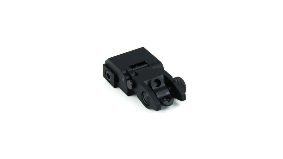 Tacfire AR Rear Same Plane/Low Profile Flip-Up Iron Sight, Black IS005