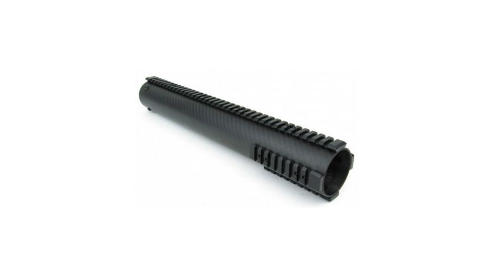 Tacfire AR10/.308 Carbon Fiber Free Float Hand Guard/Detachable Rails/Extra Length 15in, Black HG06-308-15