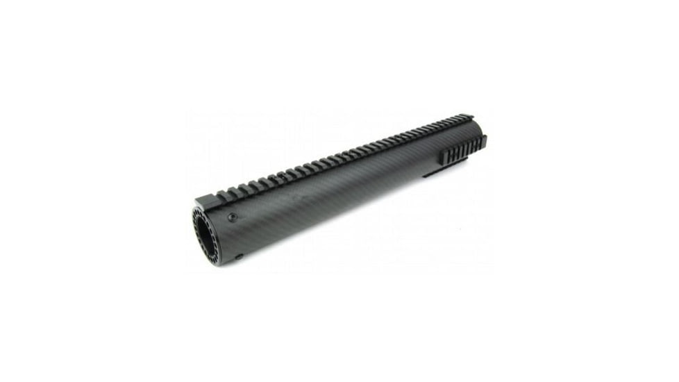 Tacfire AR10/.308 Carbon Fiber Free Float Hand Guard/Detachable Rails/Extra Length 15in, Black HG06-308-15