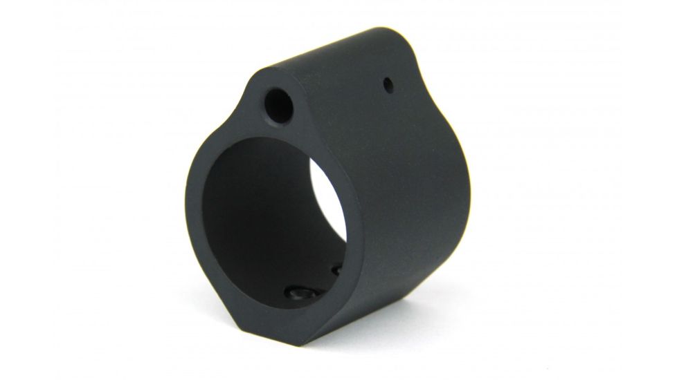 Tacfire Ar10/Ar15 .936 Bull Barrel Micro/Low Profile Gas Block/Mil-Spec/Steel w/Pin, Black, MAR001S-BB, EDEMO1