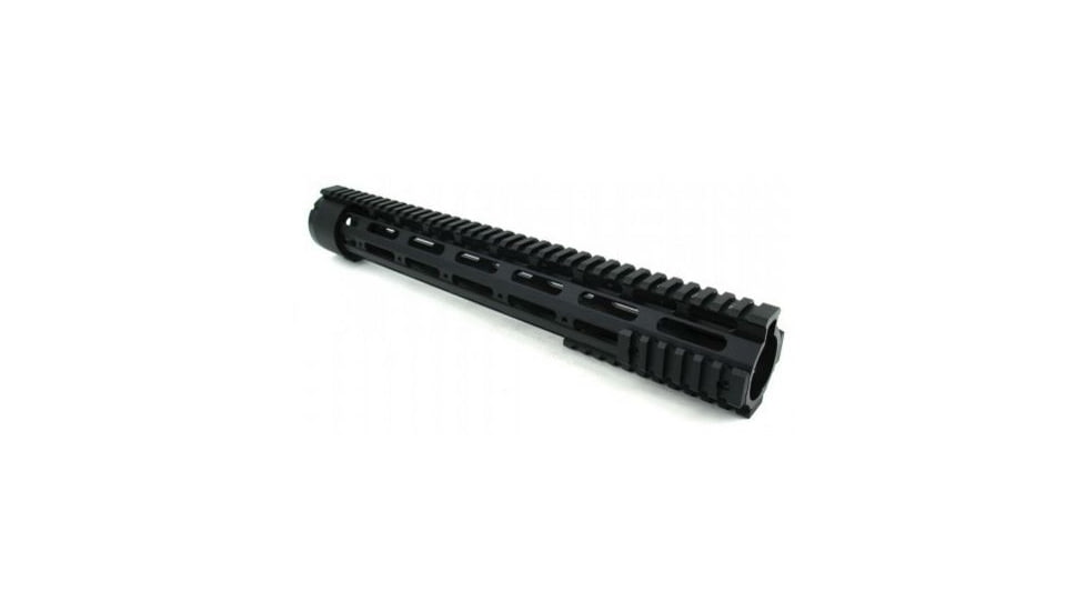 Tacfire AR10 Free Float Quad Rail/Detachable Rails/15in Extra Length, Black HG03-308-15