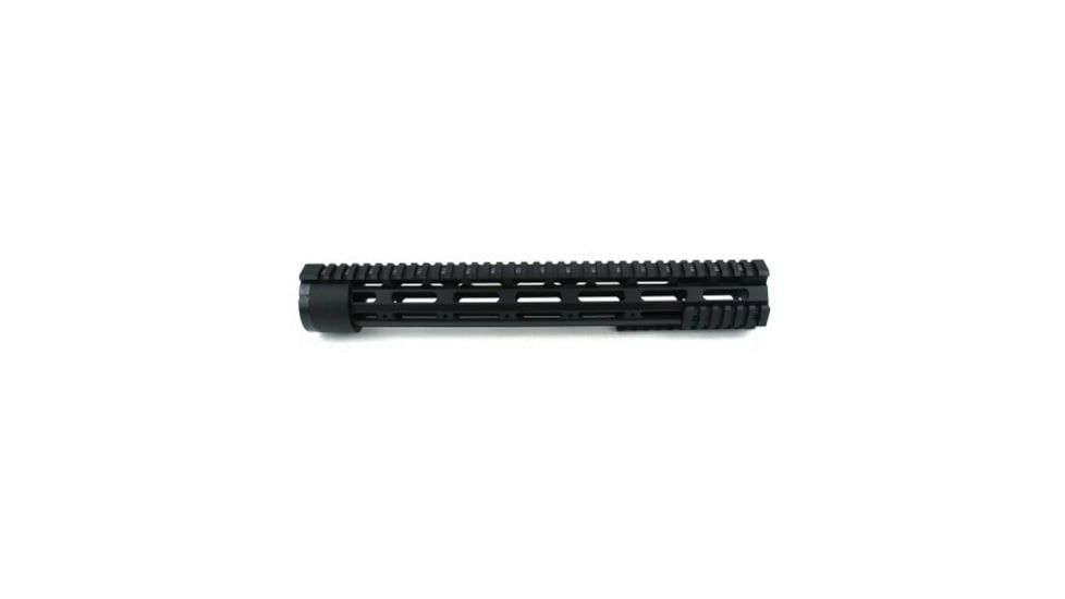 Tacfire AR10 Free Float Quad Rail/Detachable Rails/15in Extra Length, Black HG03-308-15