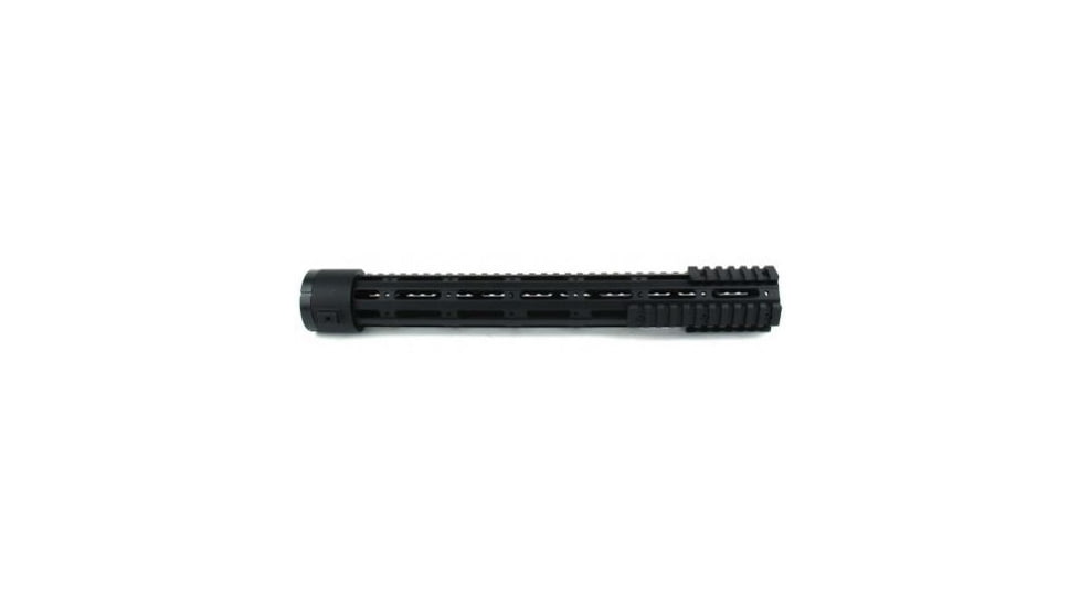Tacfire AR10 Free Float Quad Rail/Detachable Rails/15in Extra Length, Black HG03-308-15