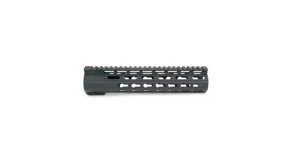 Tacfire AR10 Slim Keymod Free Float Clamp-On Style Hand Guard w/Detachable Rails/10in, Black HG02-308-10