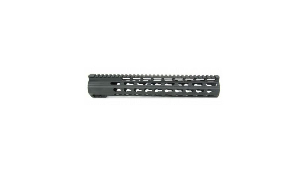 Tacfire AR10 Slim Keymod Free Float Clamp-On Style Hand Guard w/Detachable Rails/12in, Black HG02-308-12