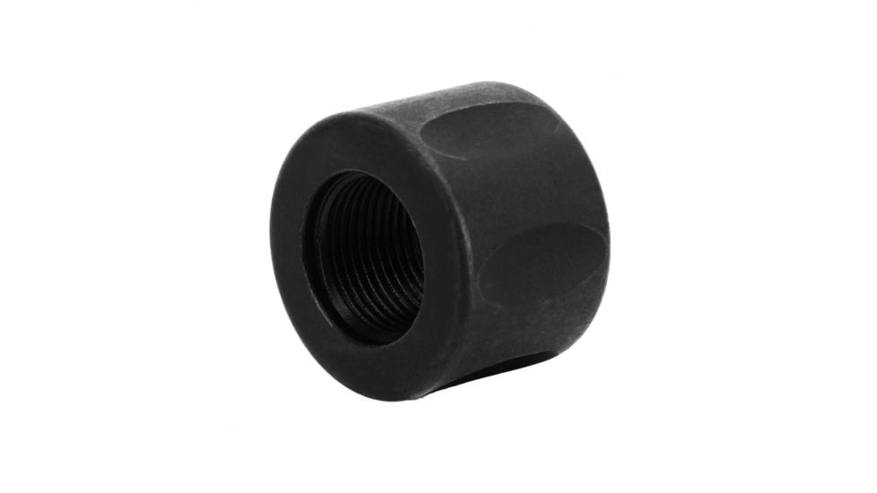 Tacfire AR15/.223/5.56 Bull Barrel Thread Protector w/Crush Washer/Steel, Black MAR073