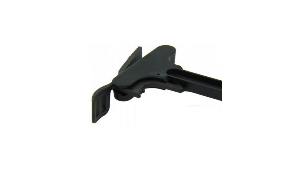Tacfire AR15/.556 Mil-Spec Charging Handle Aluminum w/Ambi Steel Latch, Black MAR092-A