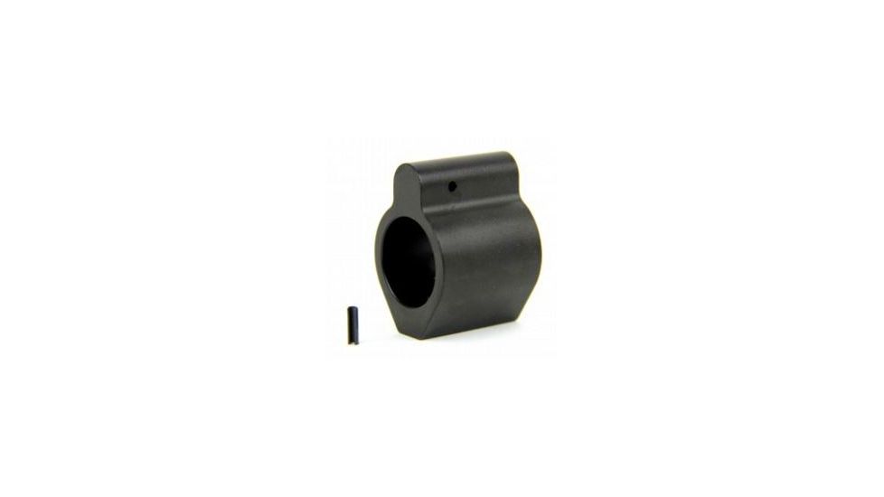 Tacfire AR15/.750 Micro/Low Profile Gas Block/Mil-Spec/Aluminum w/Pin, Black MAR001A