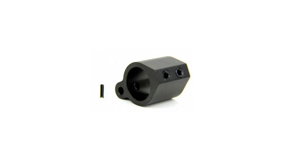 Tacfire AR15/.750 Micro/Low Profile Gas Block/Mil-Spec/Aluminum w/Pin, Black MAR001A