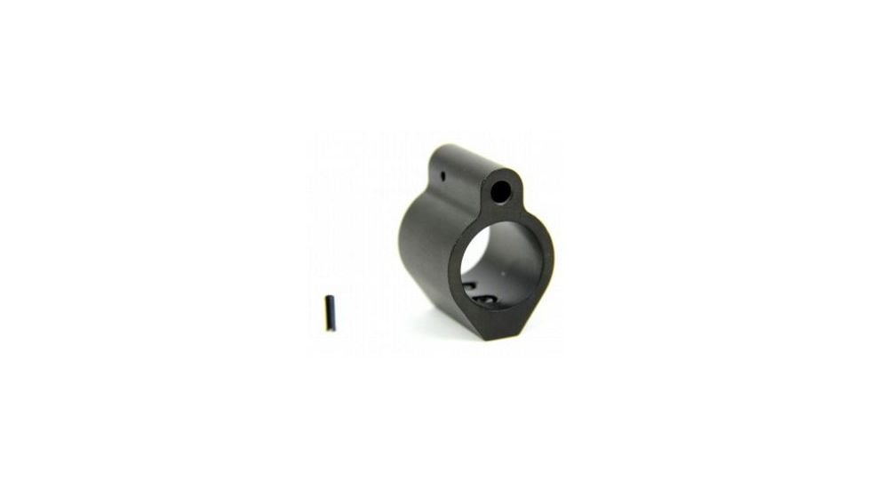 Tacfire AR15/.750 Micro/Low Profile Gas Block/Mil-Spec/Aluminum w/Pin, Black MAR001A