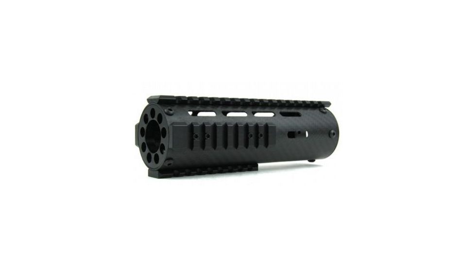 Tacfire AR15 Carbon Fiber Free Float Hand Guard/Detachable Rails/Carbine Length 7in, Black HG06-7