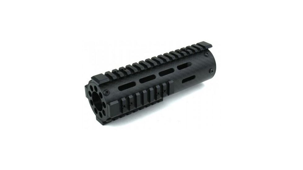 Tacfire AR15 Carbon Fiber Free Float Hand Guard/Detachable Rails/Carbine Length 7in, Black HG06-7